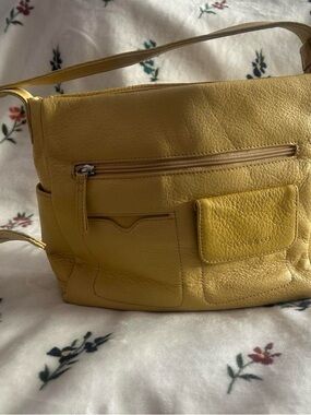 Stone & Co. Yellow Leather Shoulder Bag